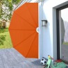 Auvent latéral pliable de terrasse Terre cuite 160 cm  