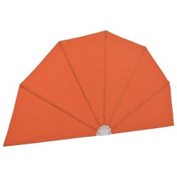 Auvent latéral pliable de terrasse Terre cuite 160 cm  
