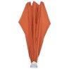 Auvent latéral pliable de terrasse Terre cuite 160 cm  