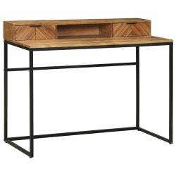 Bureau 110x50x87 cm en bois massif d'acacia 