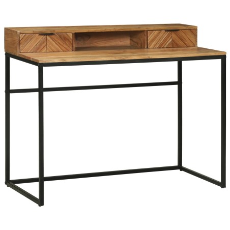 Bureau 110x50x87 cm en bois massif d'acacia 