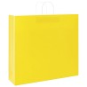 Sacs en papier 250 pcs avec poignées jaune 54x15x49 cm 