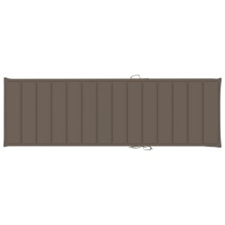 Chaise longue de jardin avec table et coussin Pin imprégné 