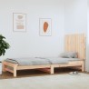 Tête de lit murale 82,5x3x60 cm Bois massif de pin 