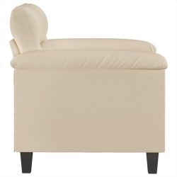 Chaise de canapé crème 60 cm tissu microfibre 