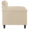 Chaise de canapé crème 60 cm tissu microfibre 