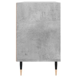 Meuble TV gris béton 103,5x30x50 cm bois d'ingénierie 