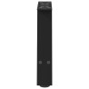 Pieds de table basse en forme de A 2 pièces Noir 30 x (30-31) cm Acier 