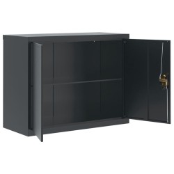 Classeur anthracite 90x40x70 cm acier 