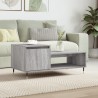 Table basse Sonoma gris 100x50x45 cm Bois d'ingénierie 