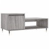Table basse Sonoma gris 100x50x45 cm Bois d'ingénierie 