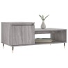 Table basse Sonoma gris 100x50x45 cm Bois d'ingénierie 