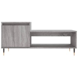Table basse Sonoma gris 100x50x45 cm Bois d'ingénierie 