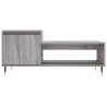 Table basse Sonoma gris 100x50x45 cm Bois d'ingénierie 