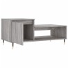 Table basse Sonoma gris 100x50x45 cm Bois d'ingénierie 