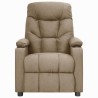 Fauteuil inclinable Taupe Tissu 