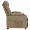 Fauteuil inclinable Taupe Tissu 