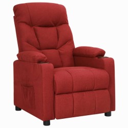 Fauteuil inclinable Rouge bordeaux Tissu 