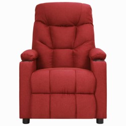 Fauteuil inclinable Rouge bordeaux Tissu 