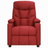 Fauteuil inclinable Rouge bordeaux Tissu 