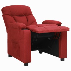 Fauteuil inclinable Rouge bordeaux Tissu 