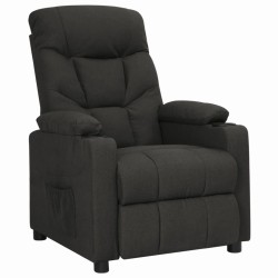 Fauteuil inclinable Noir Tissu 
