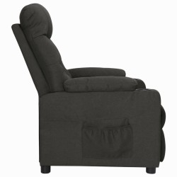Fauteuil inclinable Noir Tissu 
