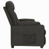 Fauteuil inclinable Noir Tissu 