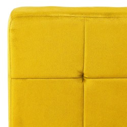 Chaise de relaxation 65x79x87 cm Jaune moutarde Velours 