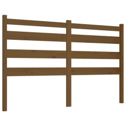 Tête de lit Marron miel 141x4x100 cm Bois massif de pin 