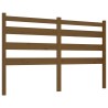 Tête de lit Marron miel 141x4x100 cm Bois massif de pin 