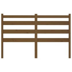 Tête de lit Marron miel 141x4x100 cm Bois massif de pin 