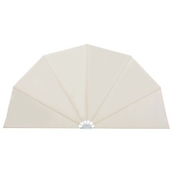 Auvent latéral pliable de terrasse Crème 160 cm  