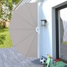 Auvent latéral pliable de terrasse Crème 160 cm  