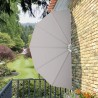 Auvent latéral pliable de terrasse Crème 160 cm  