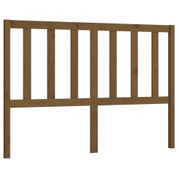 Tête de lit Marron miel 141x4x100 cm Bois massif de pin 