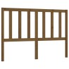 Tête de lit Marron miel 141x4x100 cm Bois massif de pin 