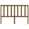 Tête de lit Marron miel 141x4x100 cm Bois massif de pin 