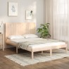 Cadre de lit sans matelas 135x190 cm bois de pin massif 