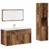 Ensemble de meubles salle de bain 3 pcs bois d'ingénierie 