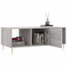 Table basse sonoma gris 102x50x40 cm bois d'ingénierie 