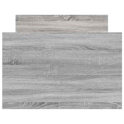 Cadre de lit sans matelas sonoma gris 90x190 cm 