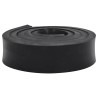 Bordure en caoutchouc de chasse-neige noir 300x10x2 cm 