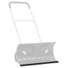Bordure en caoutchouc de chasse-neige noir 300x10x2 cm 