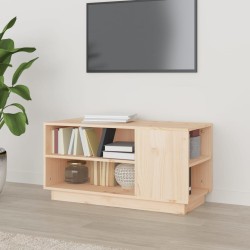 Meuble TV 80x35x40,5 cm Bois de pin massif 