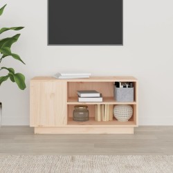 Meuble TV 80x35x40,5 cm Bois de pin massif 