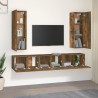 Ensemble de meubles TV 5 pcs Chêne fumé Bois d'ingénierie 