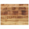 Dessus de table rectangulaire bois massif de manguier brut 