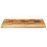 Dessus de table rectangulaire bois massif de manguier brut 