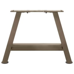 Pieds de table basse en forme de A, 2 pièces, 40 x (30-31) cm, acier 